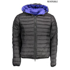 Blaue Nylon-Herrenjacke