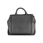 Borsa a mano da donna in poliuretano nero