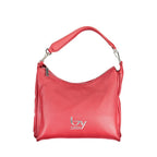 Rote Polyurethan Damenhandtasche