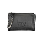 Black Polyurethane Women's Handbag