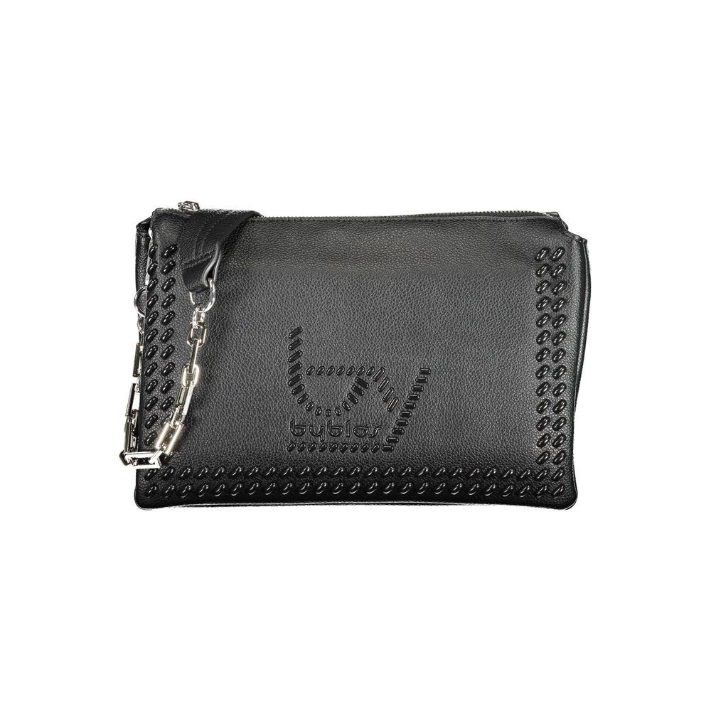 Black Polyurethane Women's Handbag