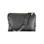 Black Polyurethane Women's Handbag