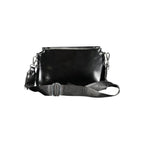 Damenhandtasche aus schwarzem Polyurethan