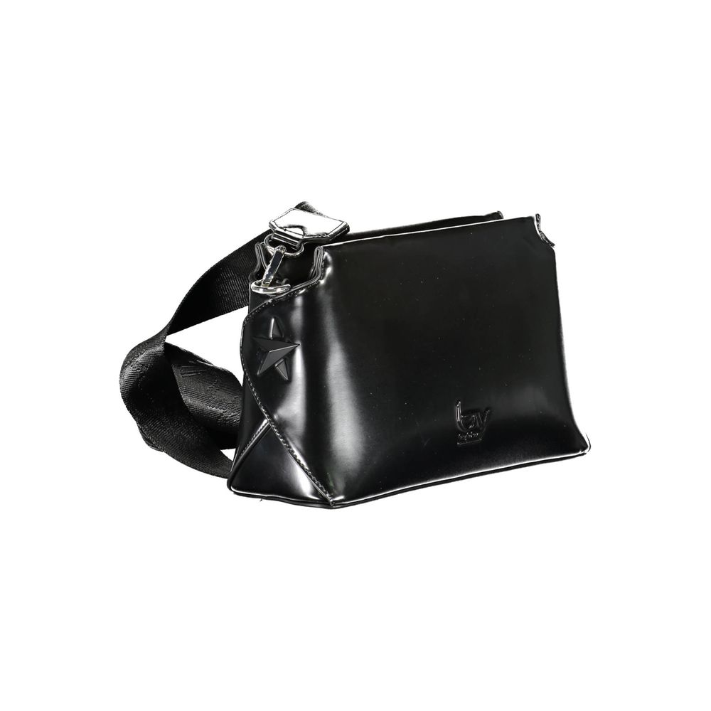 Damenhandtasche aus schwarzem Polyurethan