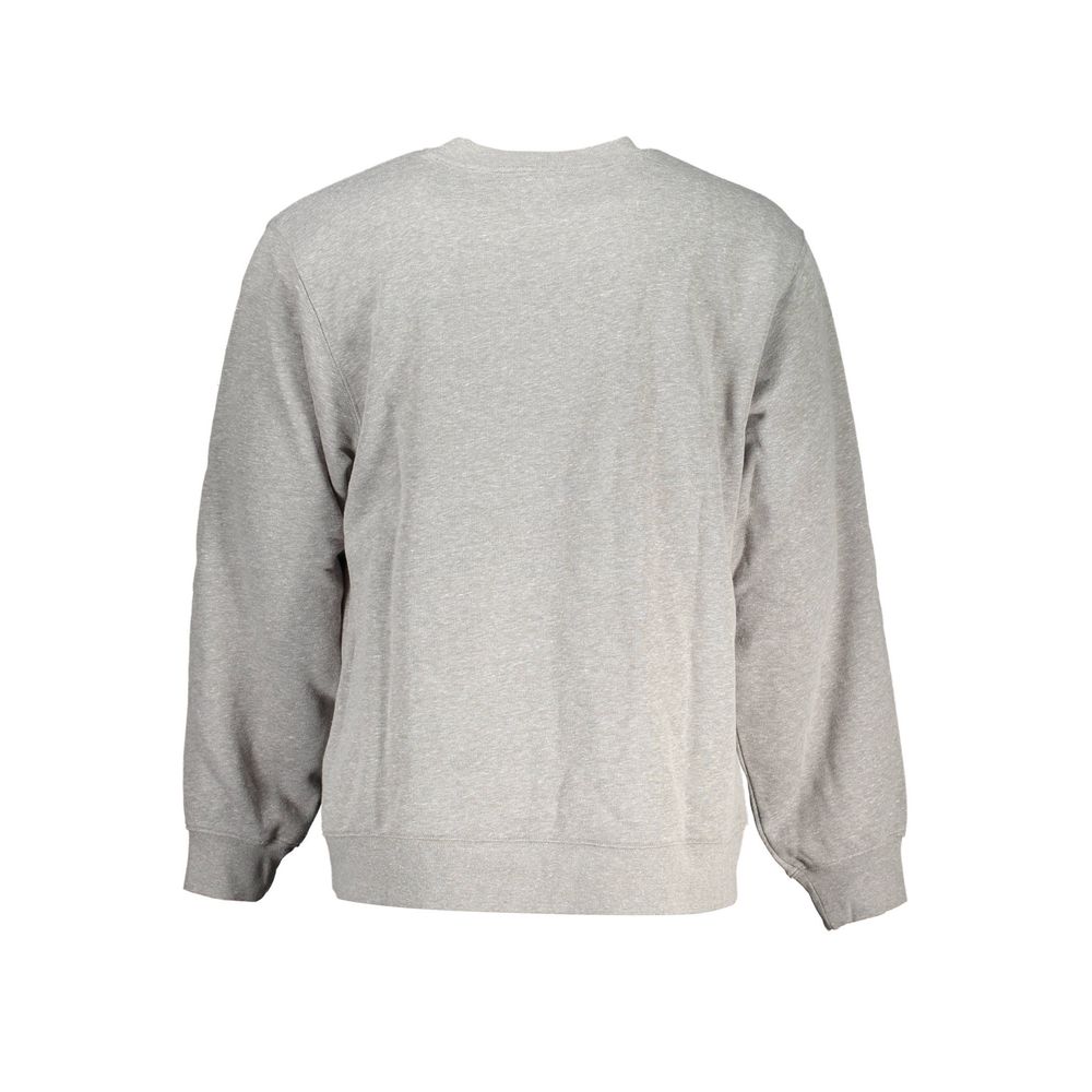 Felpa da uomo in cotone grigio