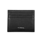 Black Leather Men's Wallet Holder