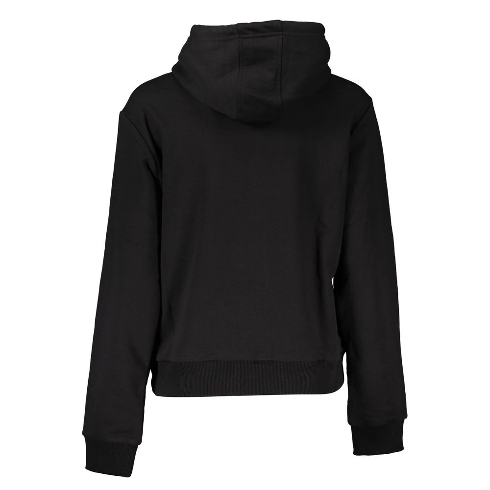 Damen-Sweatshirt aus schwarzer Baumwolle