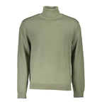Grüner Wollpullover für Herren