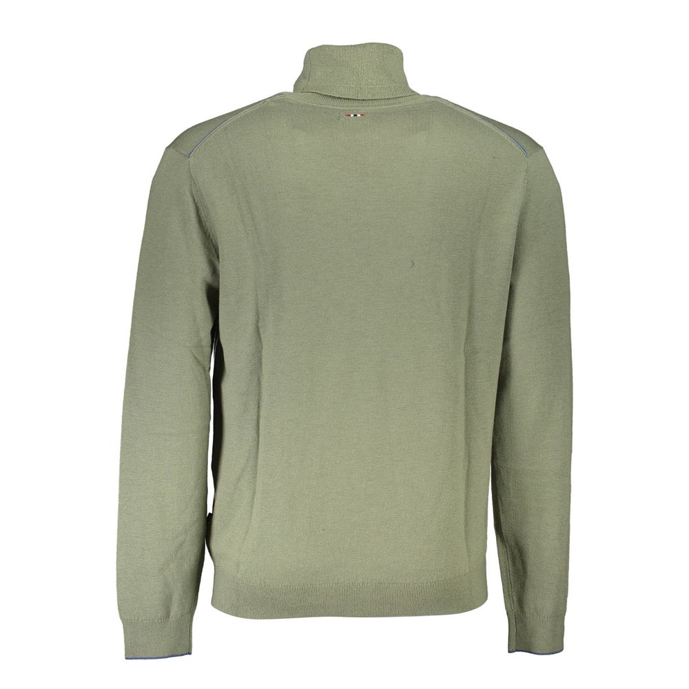 Grüner Wollpullover für Herren