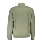 Grüner Wollpullover für Herren