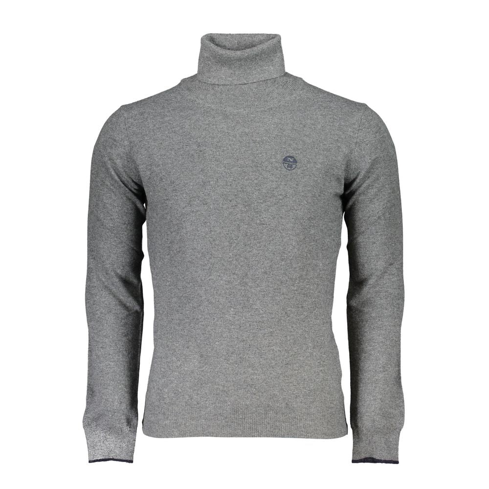 Grey Polyamide Men Sweater