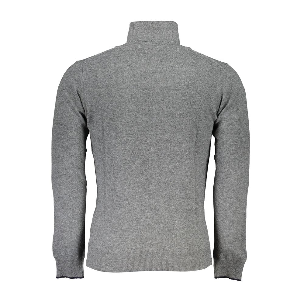 Grey Polyamide Men Sweater
