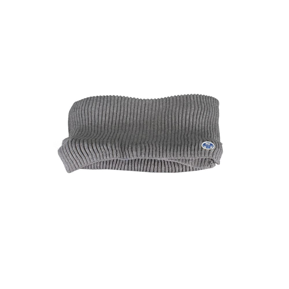 Grey Cotton Men Scarf