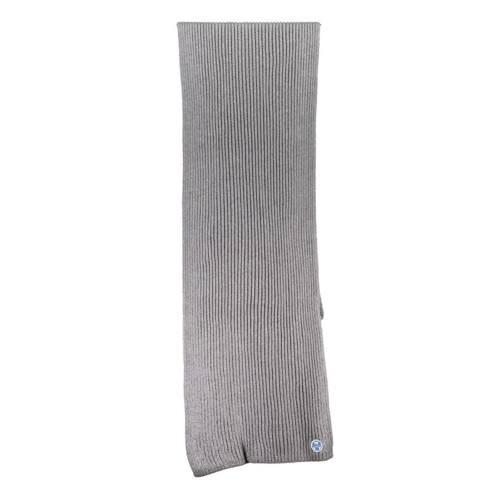 Grey Cotton Men Scarf