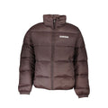 Brown Polyamide Men's Jacket