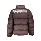 Brown Polyamide Men's Jacket