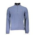 Blauer Herrenpullover aus Stoff