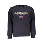 Herren Sweatshirt aus blauer Baumwolle