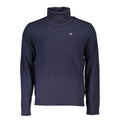 Blauer Herrenpullover aus Stoff
