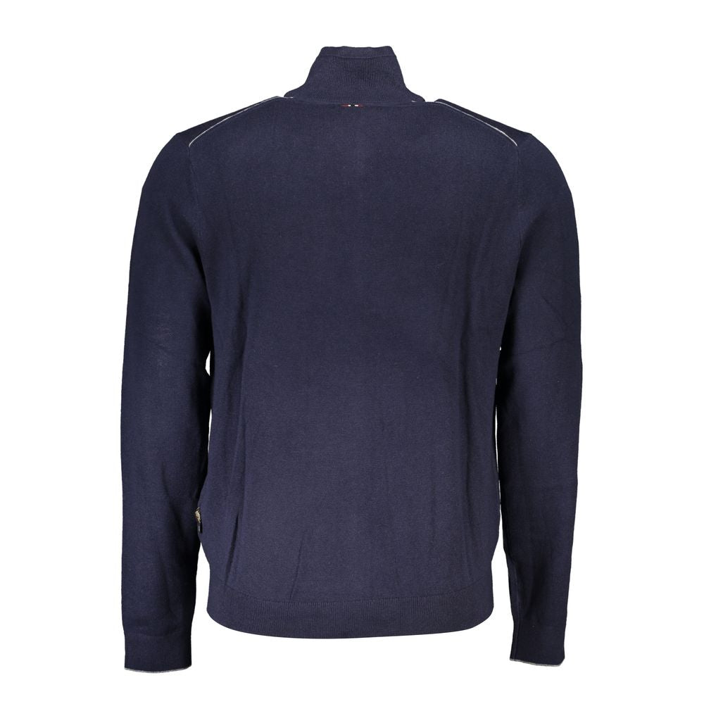 Blue Tessuto Men's Cardigan