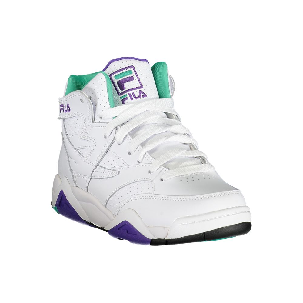 White Polyurethane Women's Sneaker