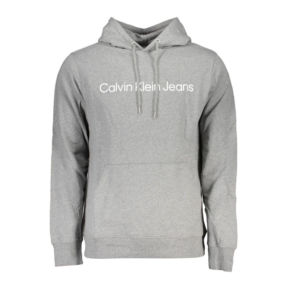 Graues Herren-Sweatshirt aus Baumwolle