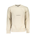 Beiges Baumwoll-Herren-Sweatshirt