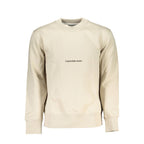 Beiges Baumwoll-Herren-Sweatshirt
