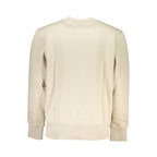 Beiges Baumwoll-Herren-Sweatshirt