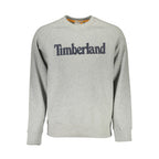 Grey Cotton Men Sweatshirt