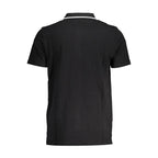 Black Cotton Men's Polo Shirt