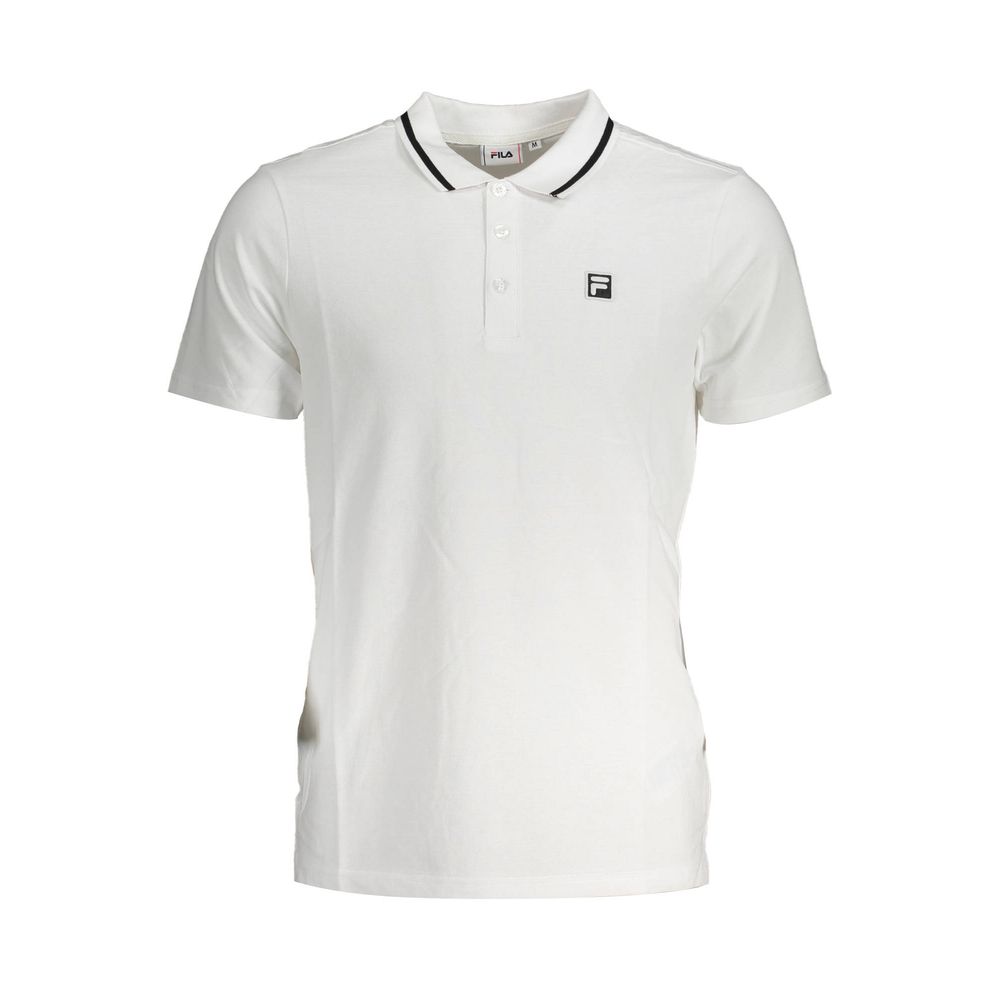 Weißes Polo-Shirt aus Baumwolle für Herren