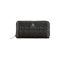 Black Polyurethane Women Wallet