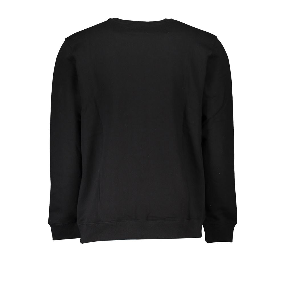 Herren-Sweatshirt aus schwarzer Baumwolle