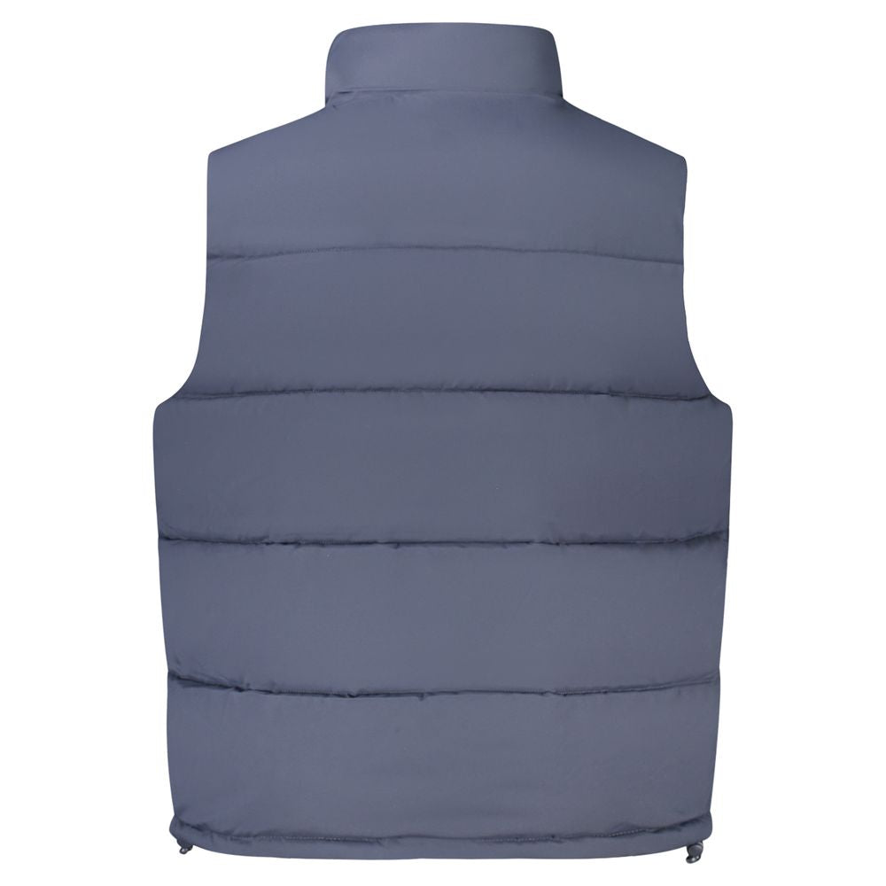 Blaue Polyester Herren Weste
