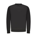 Schwarzer Herrenpullover aus Wolle