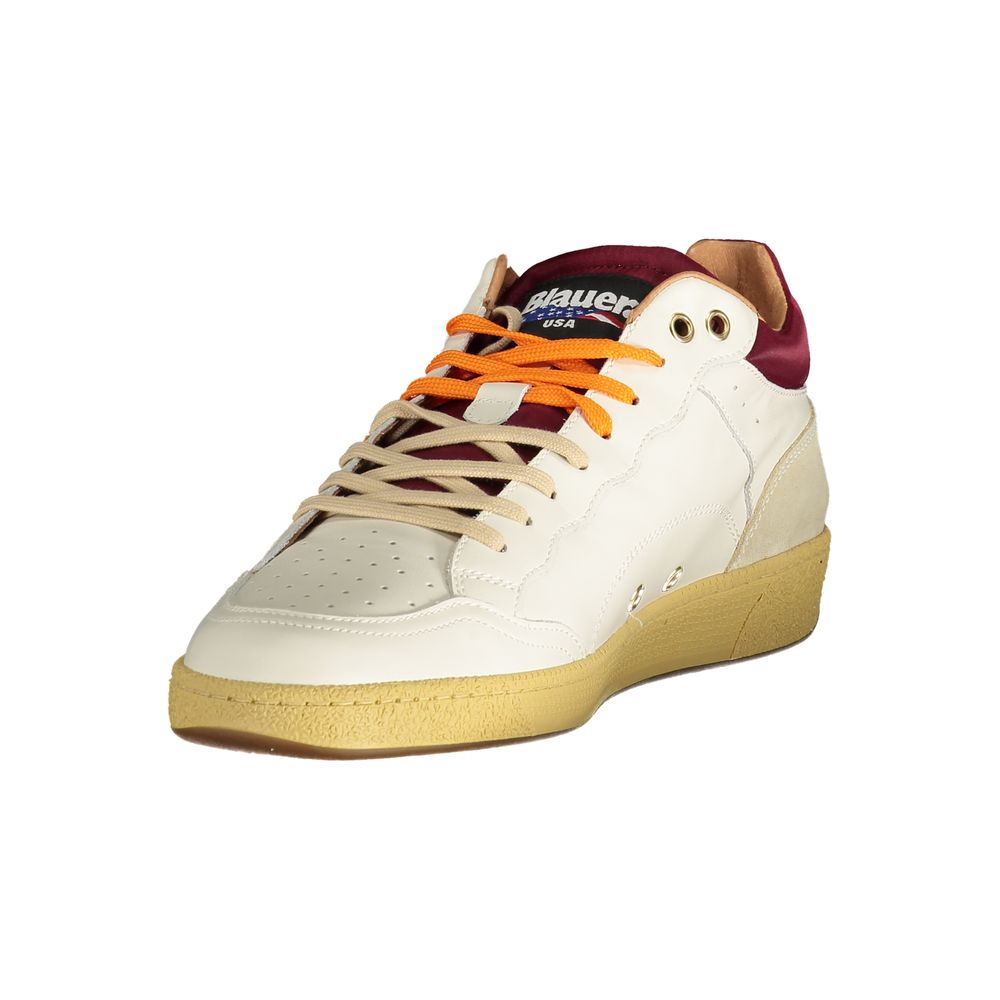Weißer Herren-Sneaker aus Leder