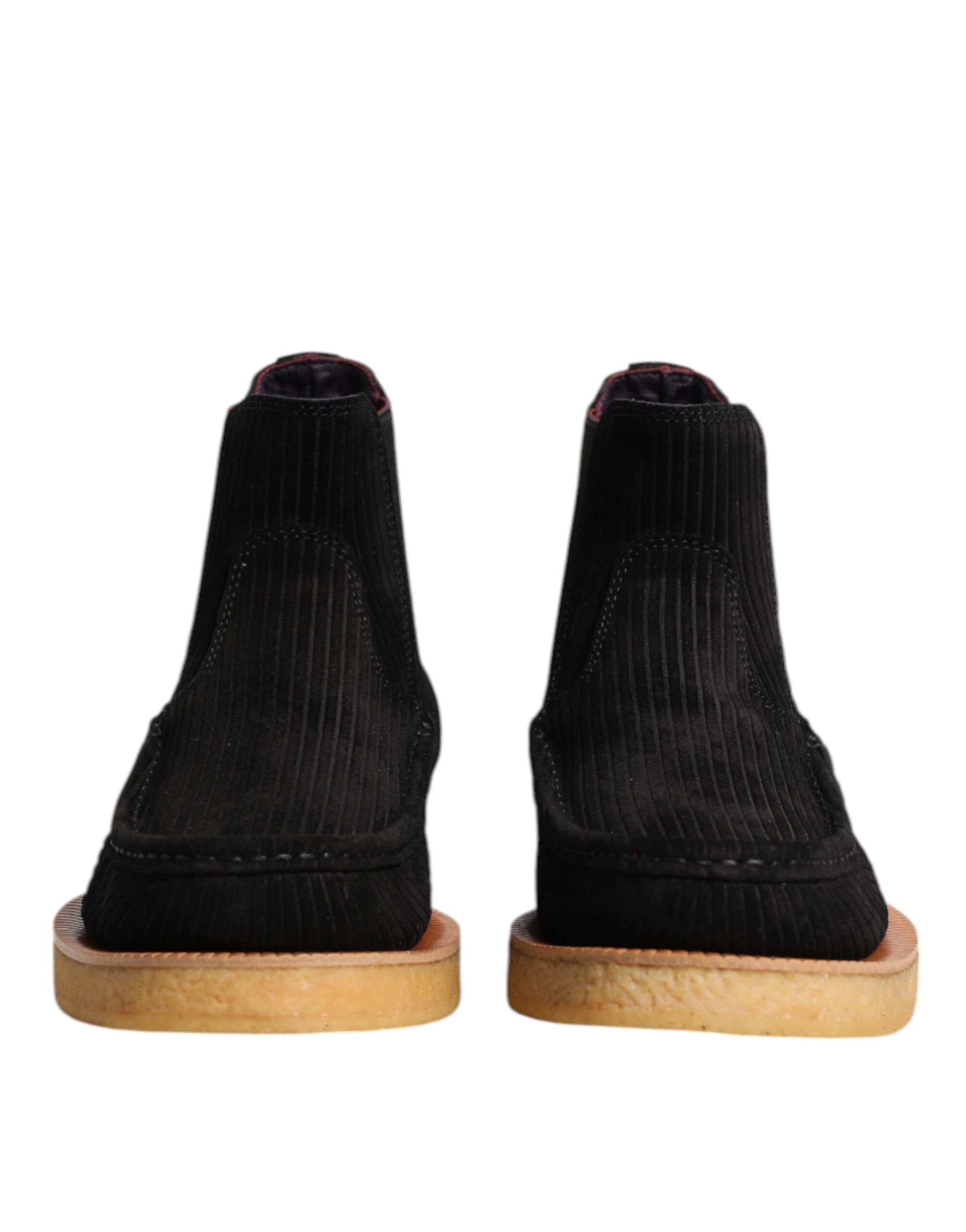 Stivaletti slip-on in camoscio di vitello nero