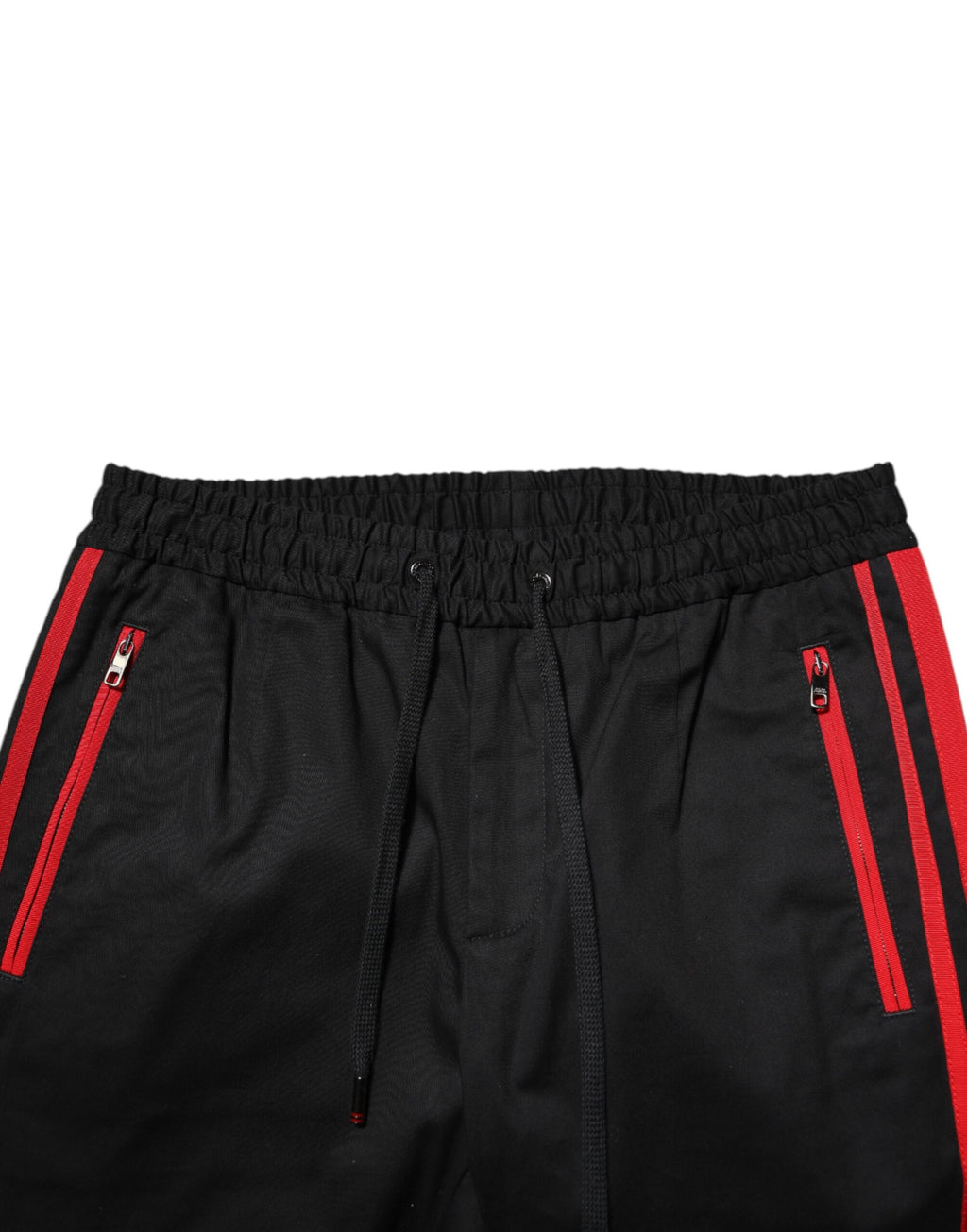 Red Stripe Baumwoll-Logo-Jogger-Sweatpants