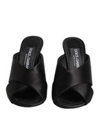 Black Keira Baroque High Heel Sandals Shoes