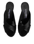 Black Keira Baroque High Heel Sandals Shoes