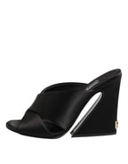 Black Keira Baroque High Heel Sandals Shoes