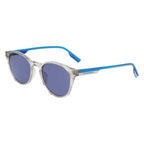Blaue Azetat-Sonnenbrille