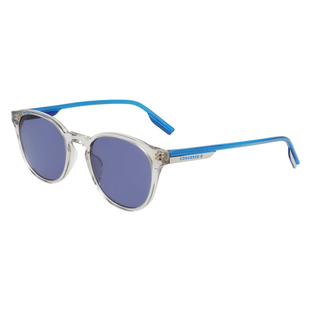 Blaue Azetat-Sonnenbrille