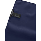 Fazzoletto da taschino in seta blu