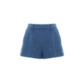 Blaue Wollshorts