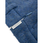 Blaue Wollshorts