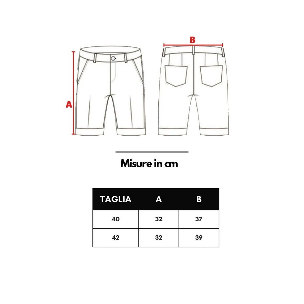 Blaue Wollshorts