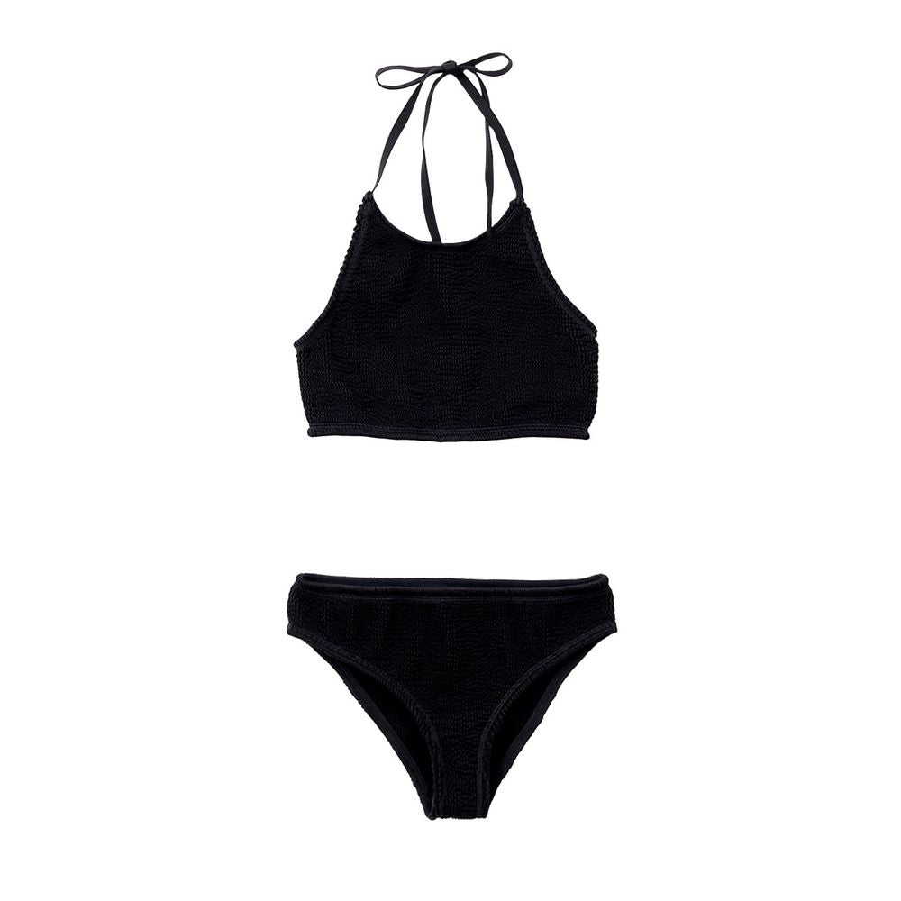 Bikini aus schwarzem Polyamid