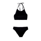 Bikini aus schwarzem Polyamid